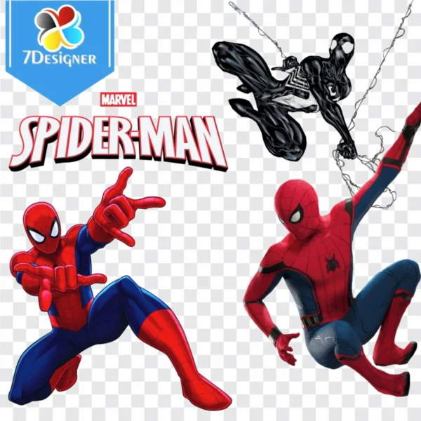 Kit Digital Homem Aranha 150 Imagens em PNG