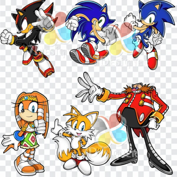 Kit Digital Sonic com 455 Imagens em PNG - Imagem 3