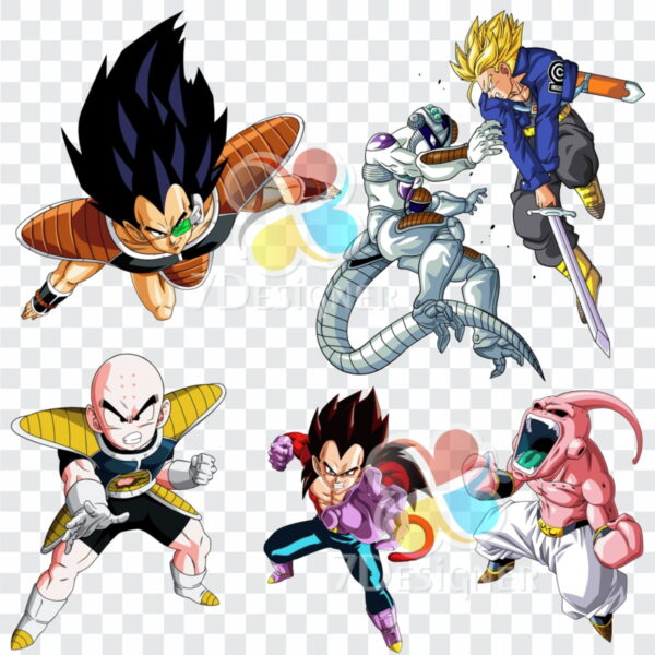 Kit Digital Dragon Ball com 568 Imagens em PNG - Imagem 3