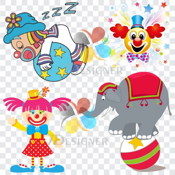 Kit Digital Circo com 138 Imagens em Png - Imagem 3