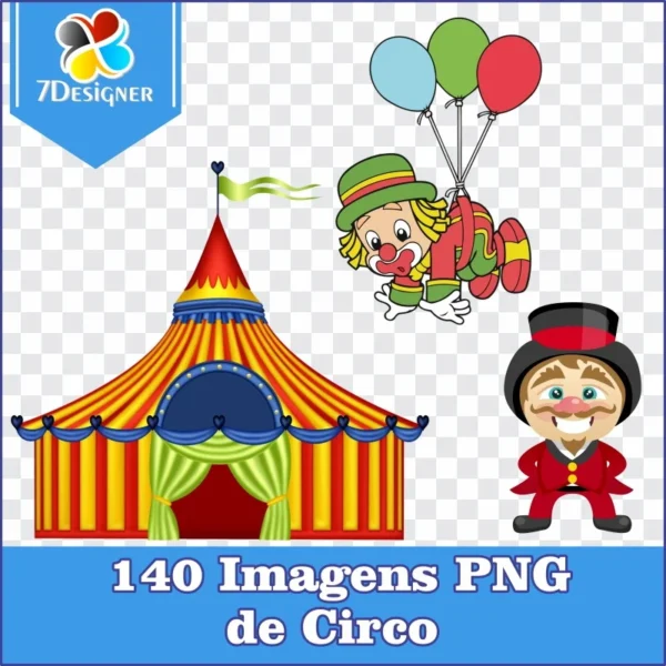 Kit Digital Circo em PNG