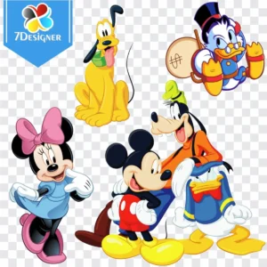 Kit Digital Turma do Mickey com 415 imagens em PNG