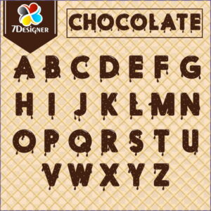 Kit Digital - Alfabeto Chocolate - Kit Digital #2