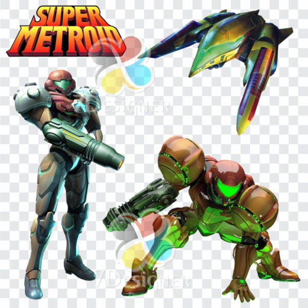 Kit Digital - Metroid Prime PNG 64 Imagens - Imagem 2