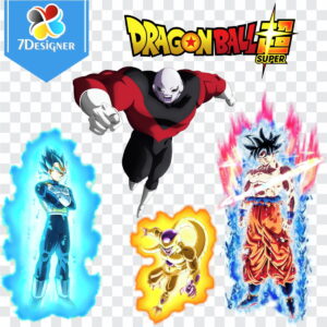 Kit Digital Dragon Ball Super 124 PNG + 23 JPG