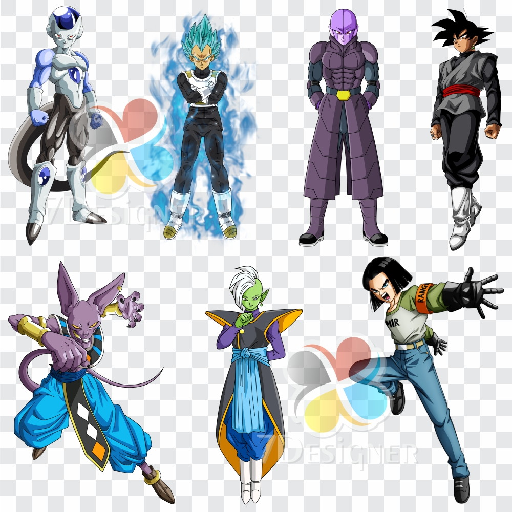 Kit Digital Dragon Ball Super 124 PNG + 23 JPG - Imagem 3