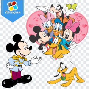 Kit Digital Mickey e Cia em Vetor Cdr