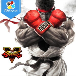 Kit Digital Street Fighter (Painel, Banner, Adesivos, etc...)